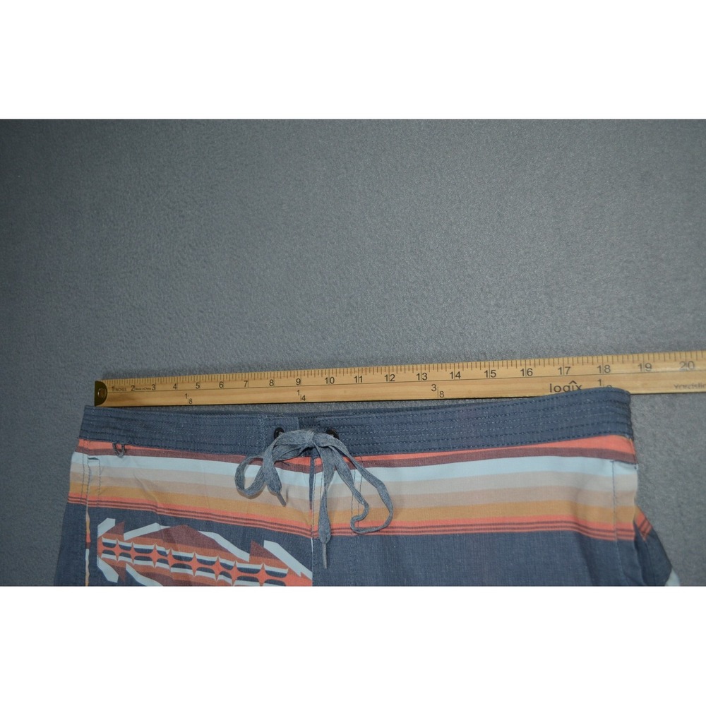 Roark Revival Board Shorts Mens 36 Geometric Surf Trunks Quick Dry Stretch 6" - Picture 7 of 11
